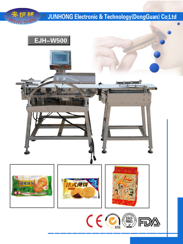 Helautomatisk mat Check Weigher.Light Food Check Weigher