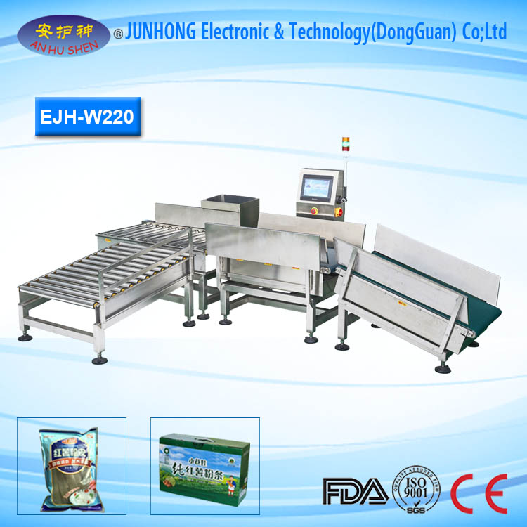 Худкор озуқаворӣ саноати Checkweigher дар сомона