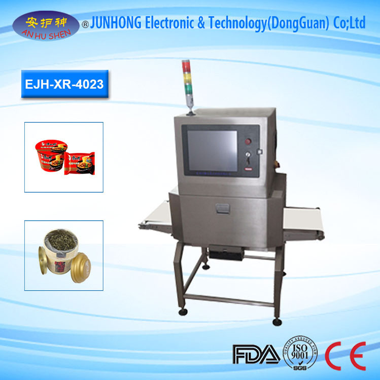 Security X-ray conveyor belt food metal detector