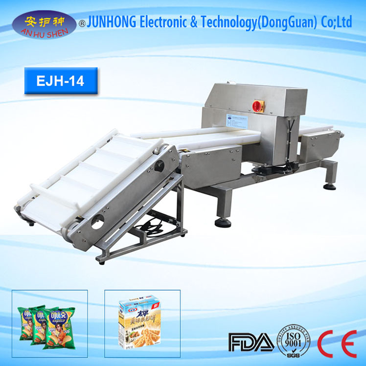 Automatic plastic industry metal detector