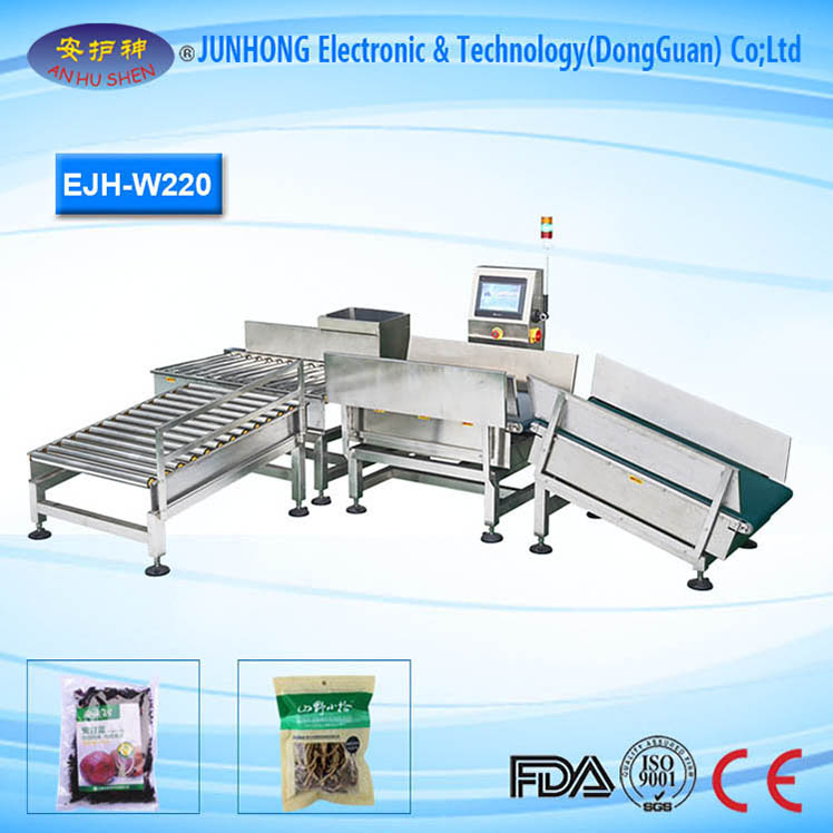 Short Lead Time for Veterinary Machine - Weighing Scales Accuracy 0.5g Checkweigher in Packing Line – Junhong