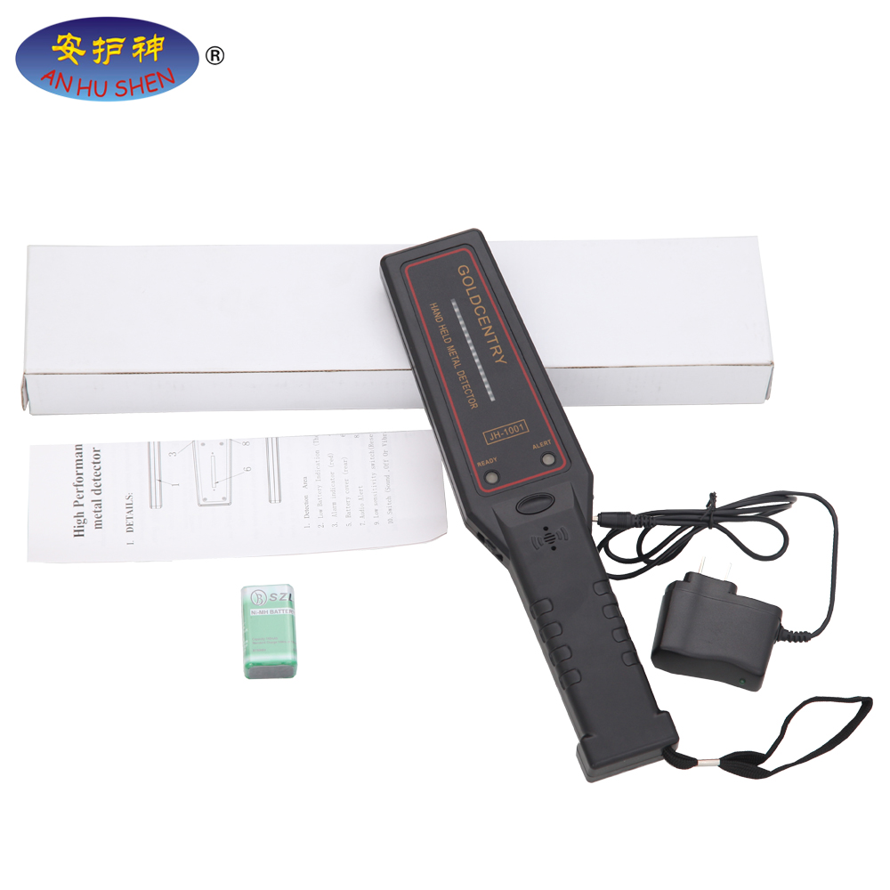 JH-1001 High Sensitivity Hand Held Metal Detector with LED signal light