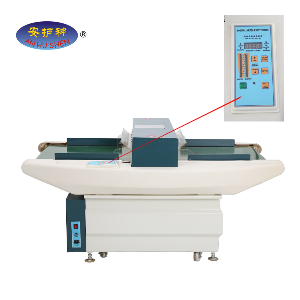 2017 High quality Garments Needle Detector - Needle Metal Detector machine for leather industry inspection – Junhong
