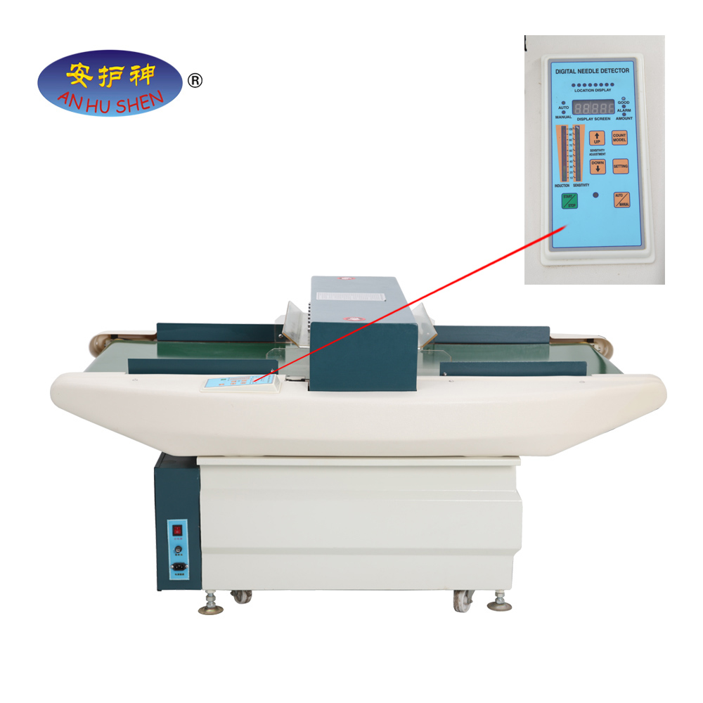 Needle Metal Detector machine for leather industry inspection