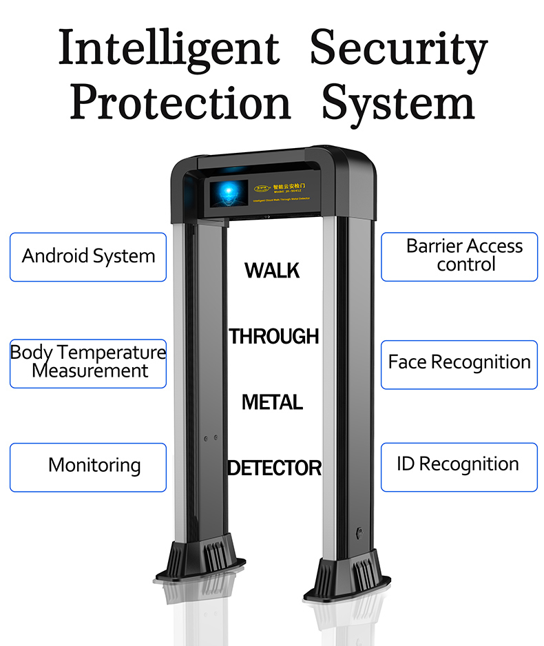 JH-9045Z Intelligent Walk Through Metal Detector 