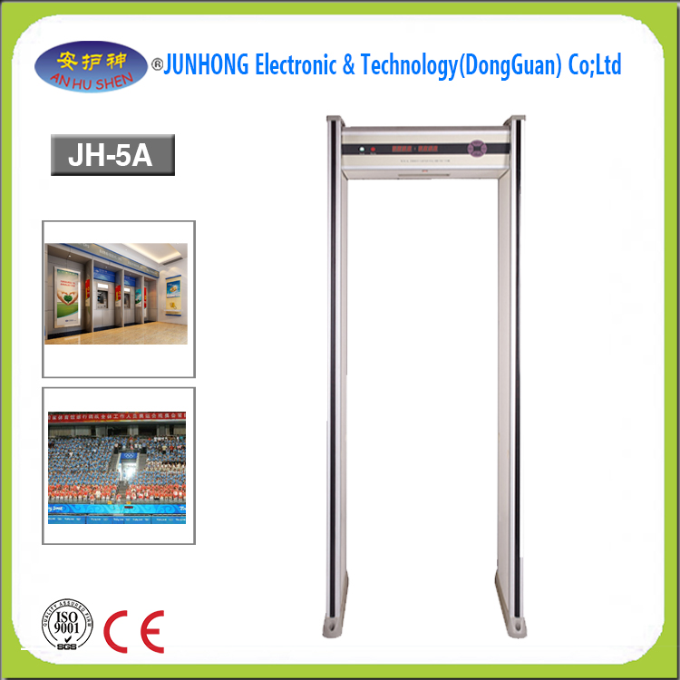 6 Detecting Zones Archway Metal Detector