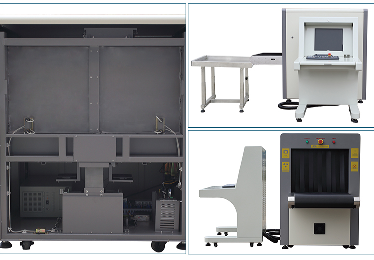 dual view x-ray baggage scanner